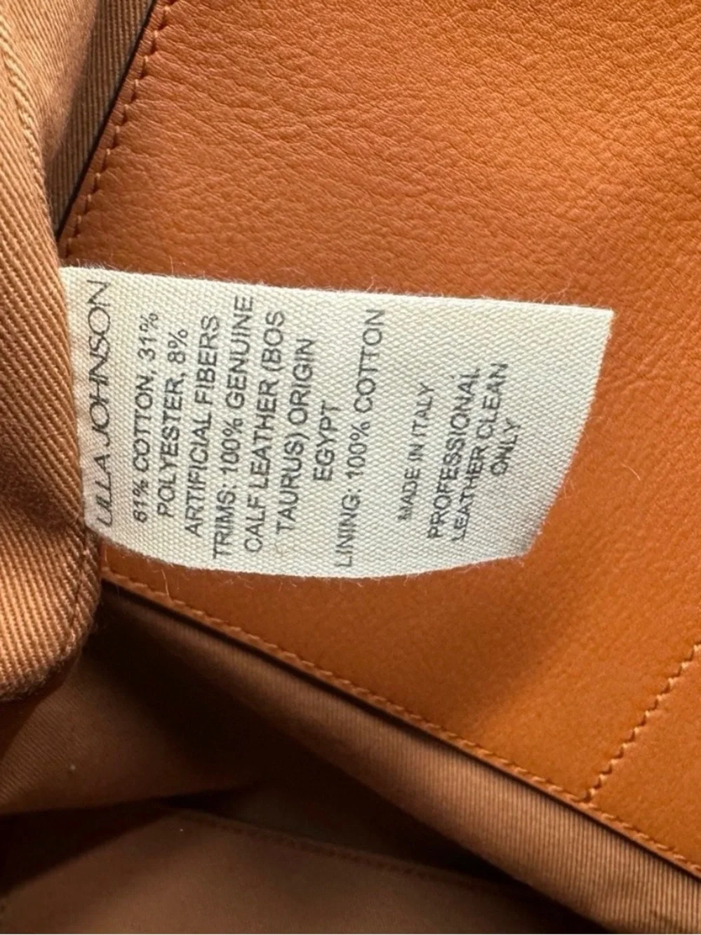 Ulla Johnson Albers Tiger Canvas Tote Bag